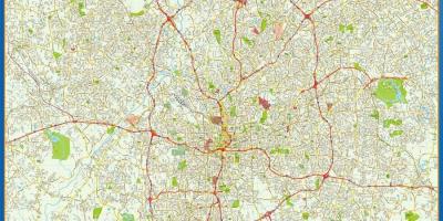 Street kartet over Atlanta